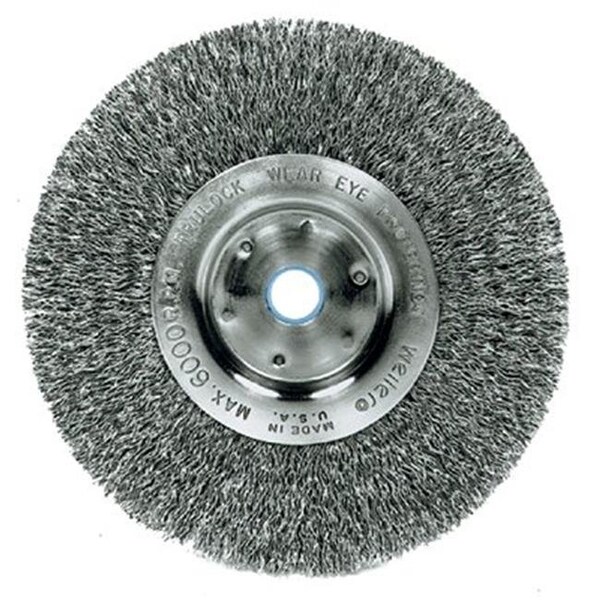Weiler 804-01178 8 Inch Narrow Crimped Wire Wheel .014 W-3-4 Inch 804-01178 - main